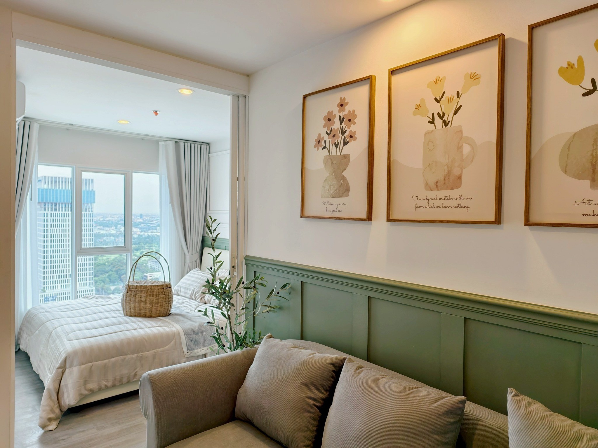 Regent Home Bangna beautiful view quiet clean 31st floor BTS Bangna