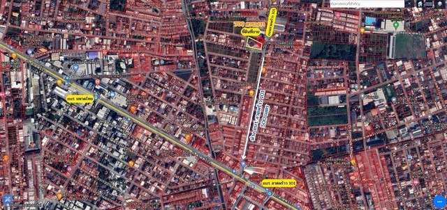 ขายที่ติดถนนลาดพร้าว101ที่ดินใกล้รถไฟฟ้าที่ดินลาดพร้าวแถมสิ่งปลูกสร้างเป็นโรงเรียน  ต.คลองจั่น อ.บางกะปิ จ.กรุงเทพ