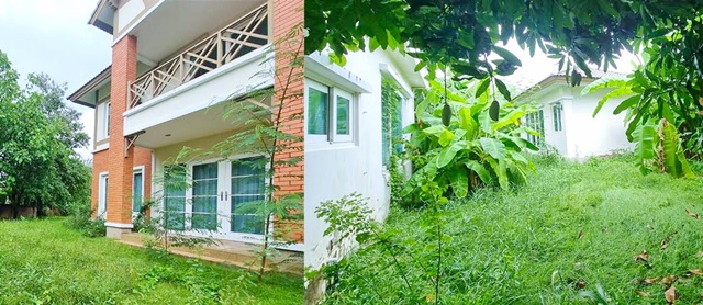 ที่ดินเท่ากับบ้านเดี่ยว 4หลัง 6นอน ใหญ่สุด ลัดดารมณ์ เพียวเพลส ราชพฤกษ์ คฤหาสน์ 2หลัง  MRT ปากเกร็ด  2ชั้น 198ตร.วา. 444ตร.ม. มีเรือนรับรอง 